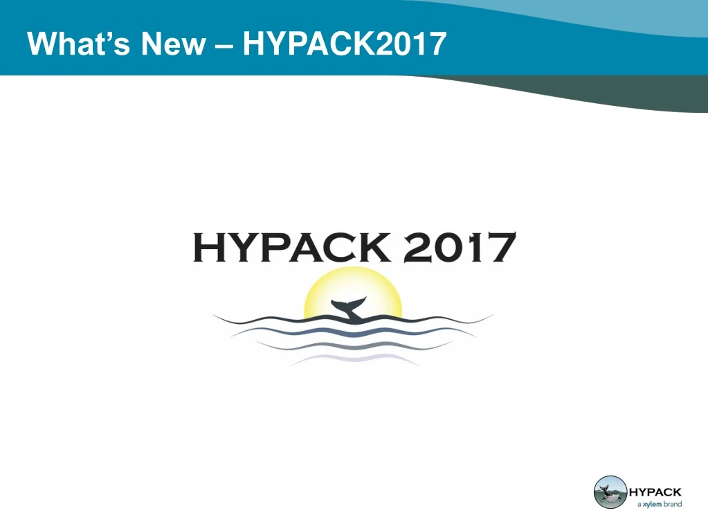 what s new hypack2017