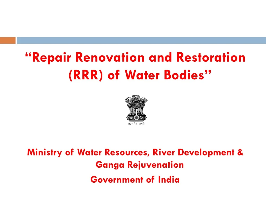 repair renovation and restoration rrr of water