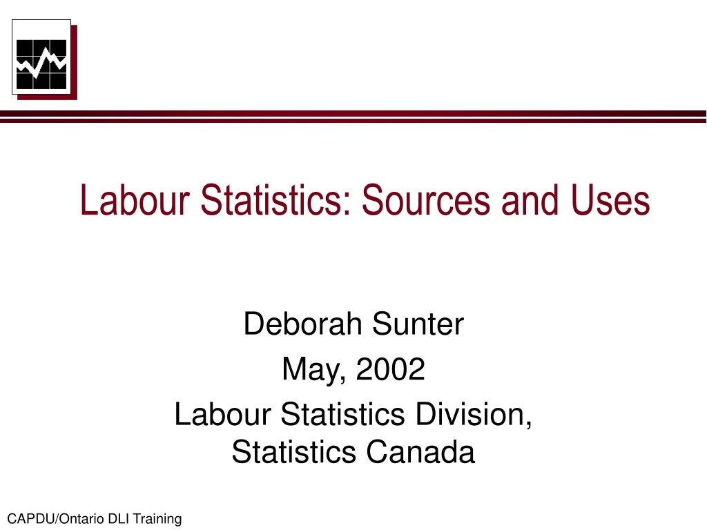labour statistics sources and uses
