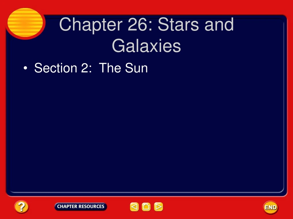 chapter 26 stars and galaxies
