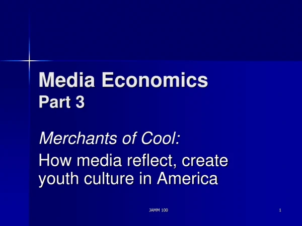 Media Economics Part 3