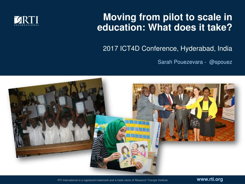 moving from pilot to scale in education what does it take