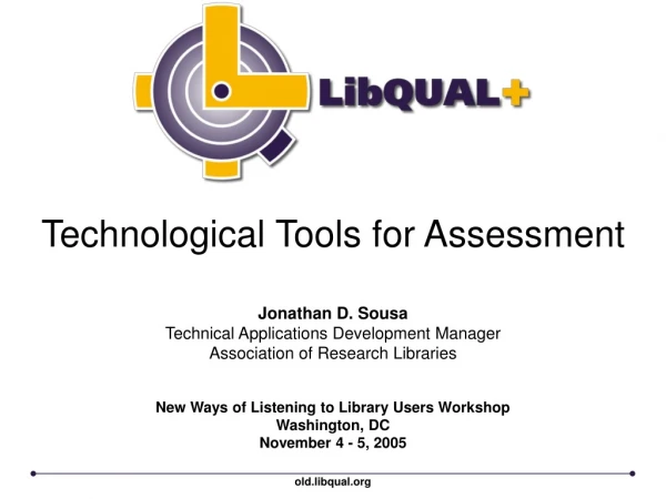 Technological Tools for Assessment