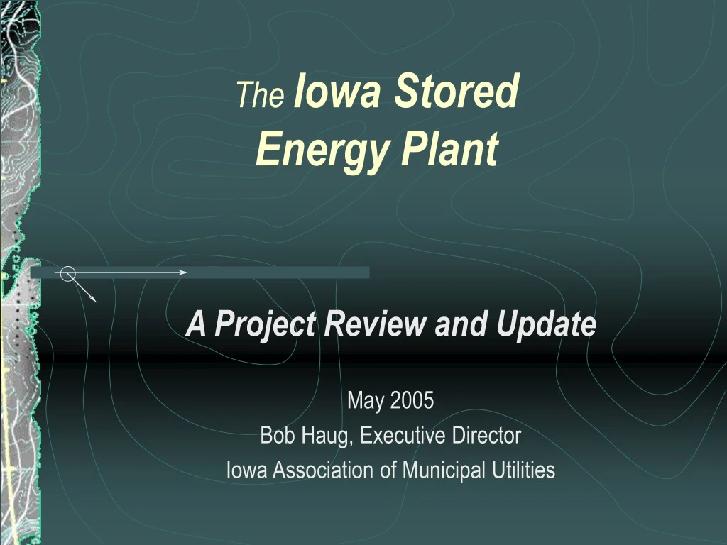 the iowa stored energy plant