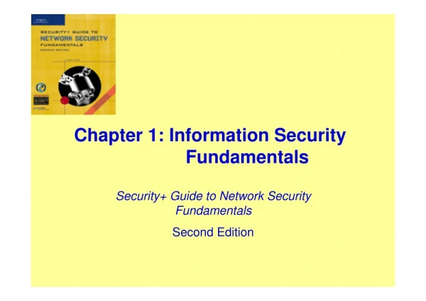 Chapter 1: Information Security  Fundamentals