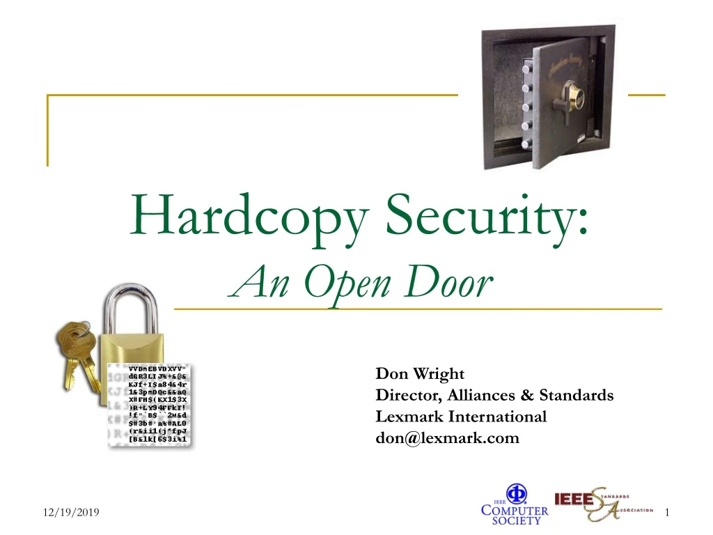 hardcopy security an open door