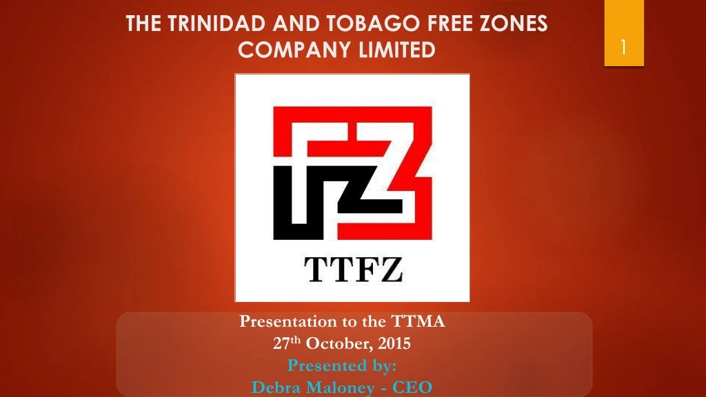 the trinidad and tobago free zones company limited