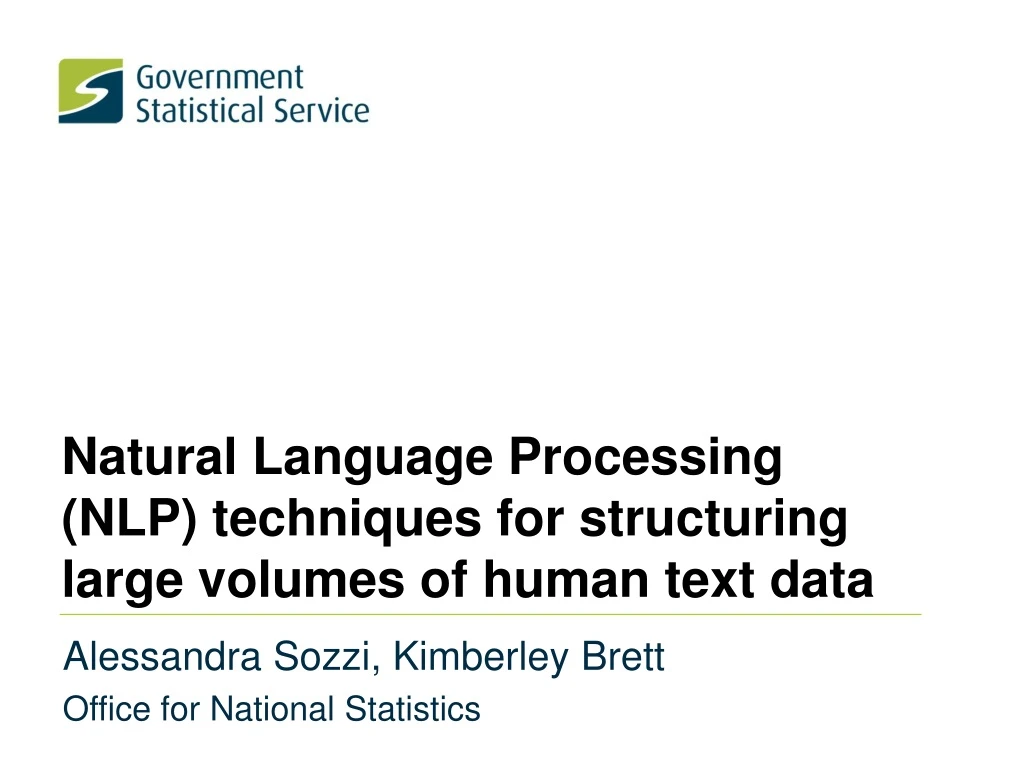 natural language processing nlp techniques