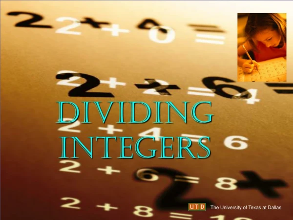 DIVIDING INTEGERS