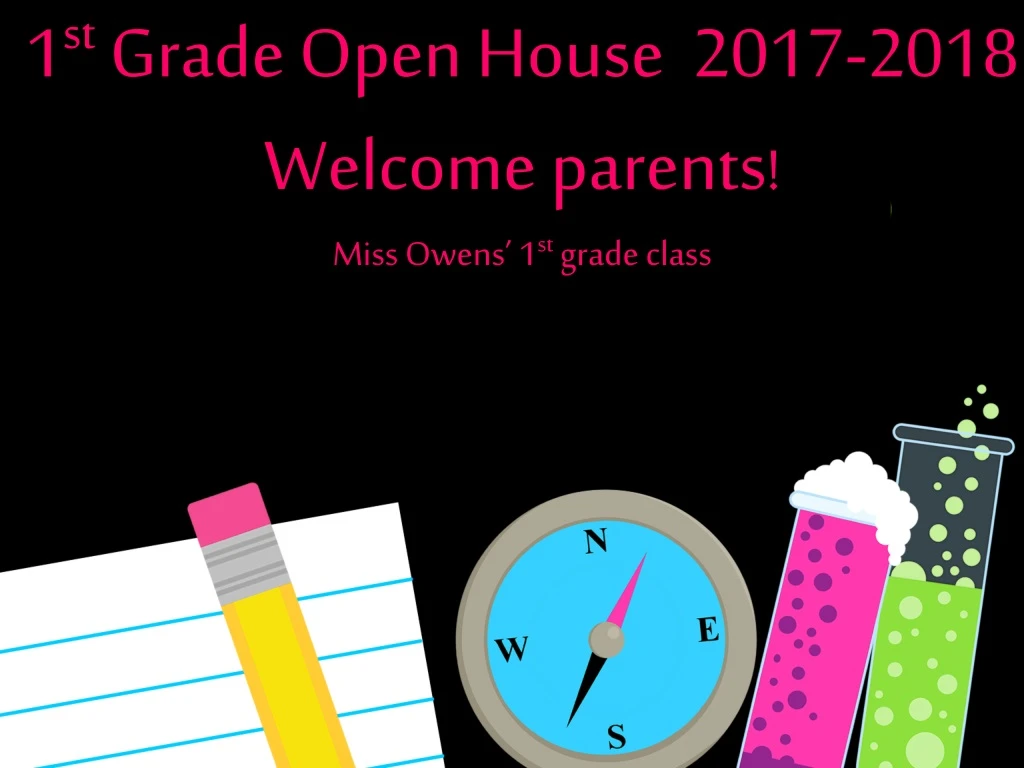 1 st grade open house 2017 2018 welcome parents