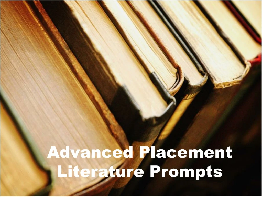 advanced placement literature prompts