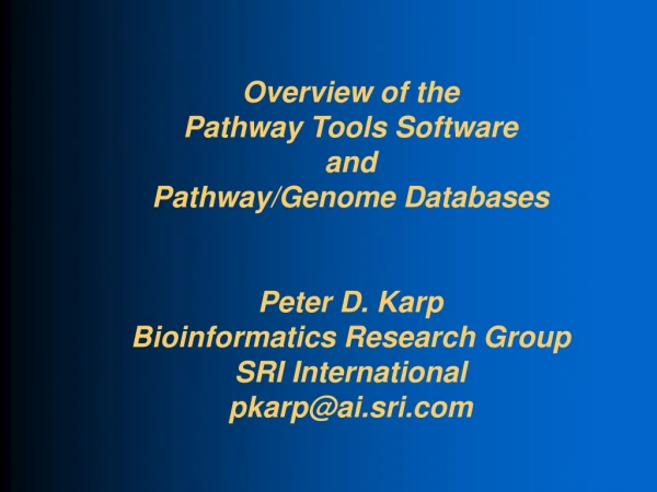 Pathway/Genome Database