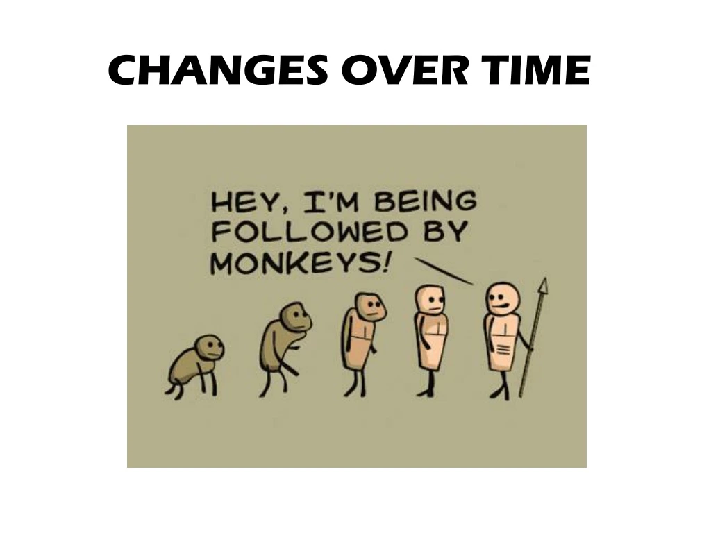 changes over time