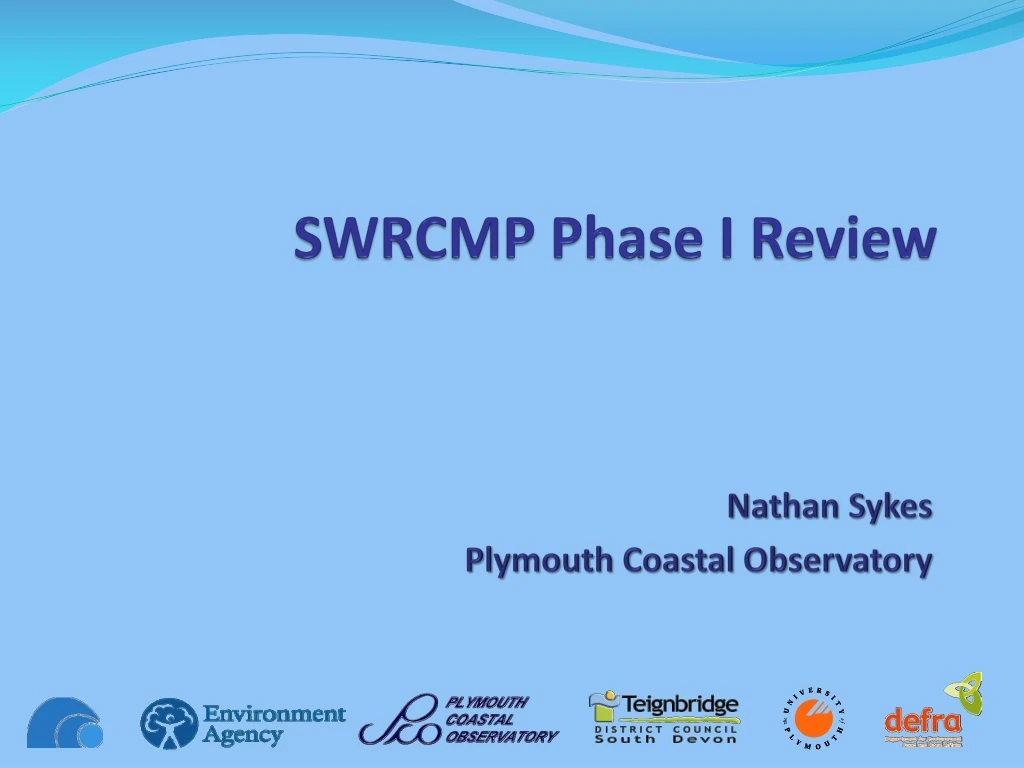 swrcmp phase i review