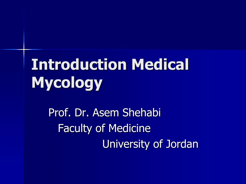 introduction medical mycology