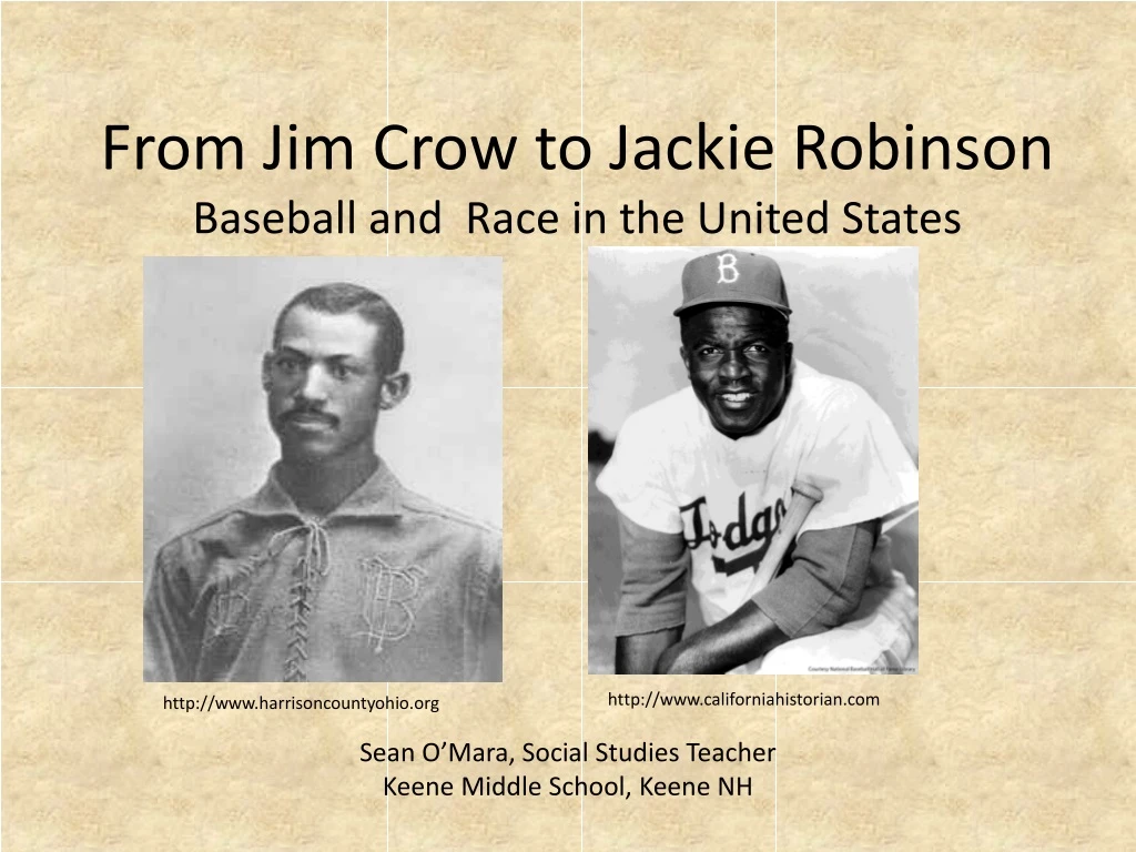 from jim crow to jackie robinson baseball and race in the united states