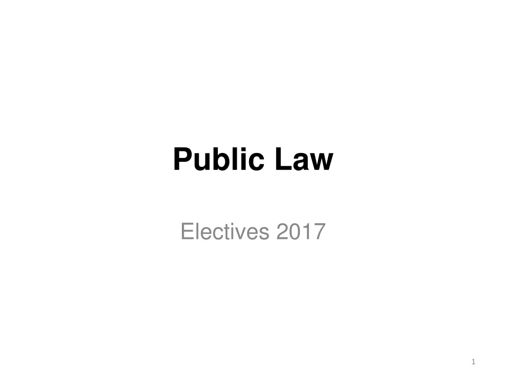 public law