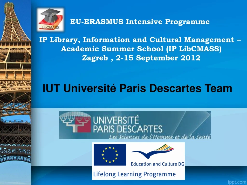 eu erasmus intensive programme ip library