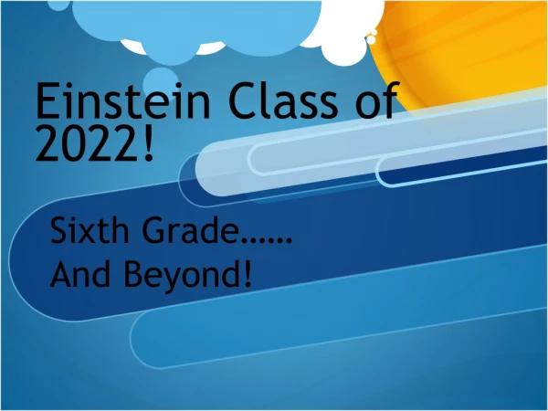 Einstein Class of 2022!