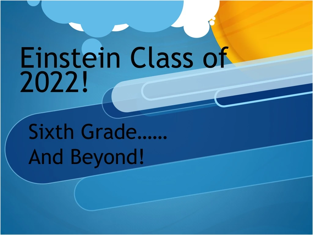 einstein class of 2022