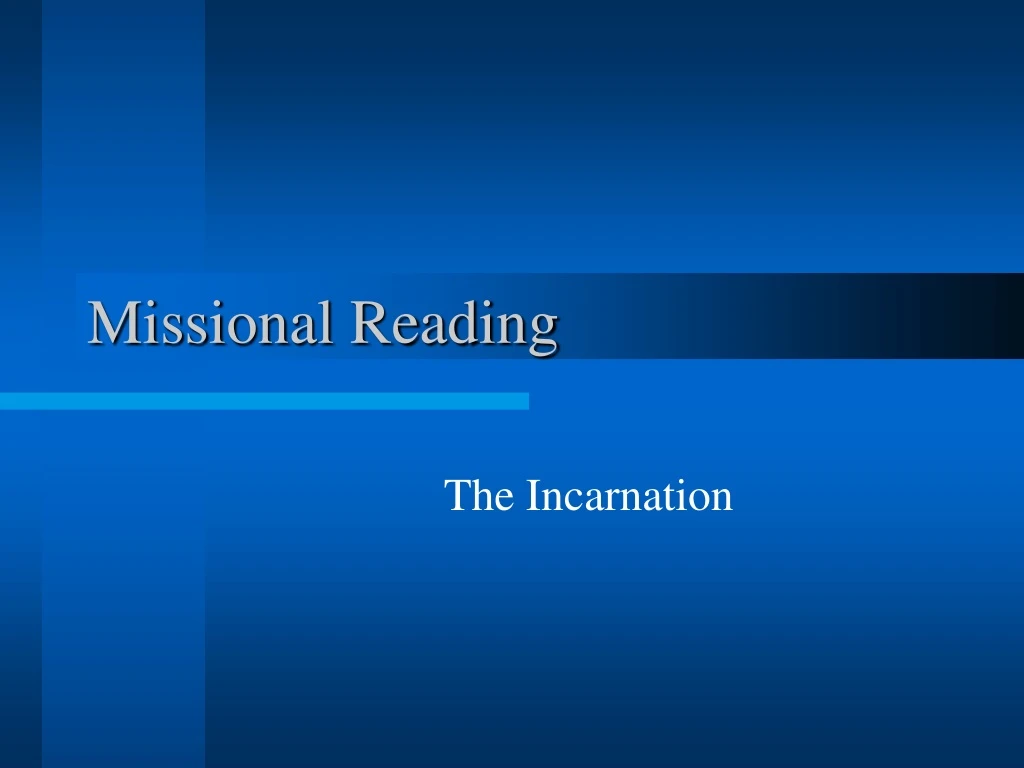 missional reading