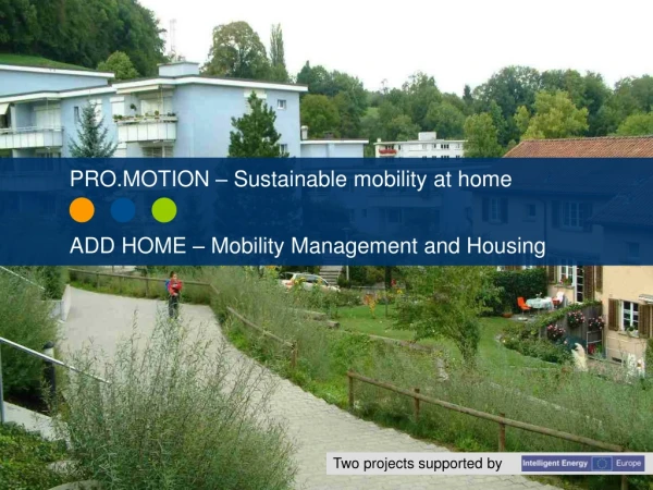 Redesigning transportation in residential areas