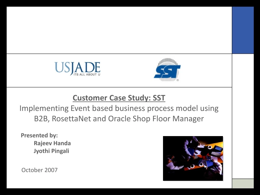 customer case study sst implementing event based