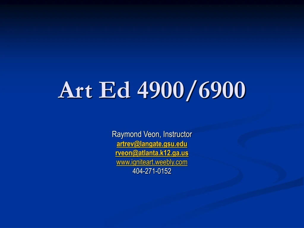 art ed 4900 6900