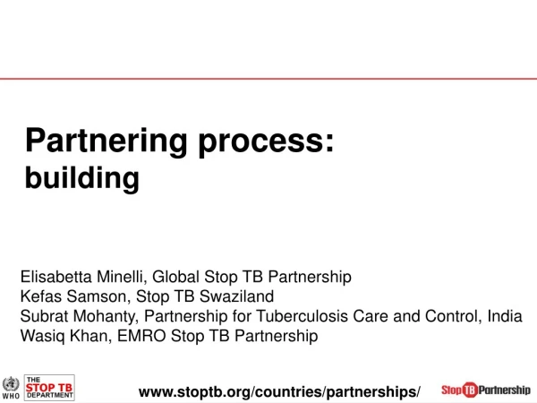 Partnering process: building