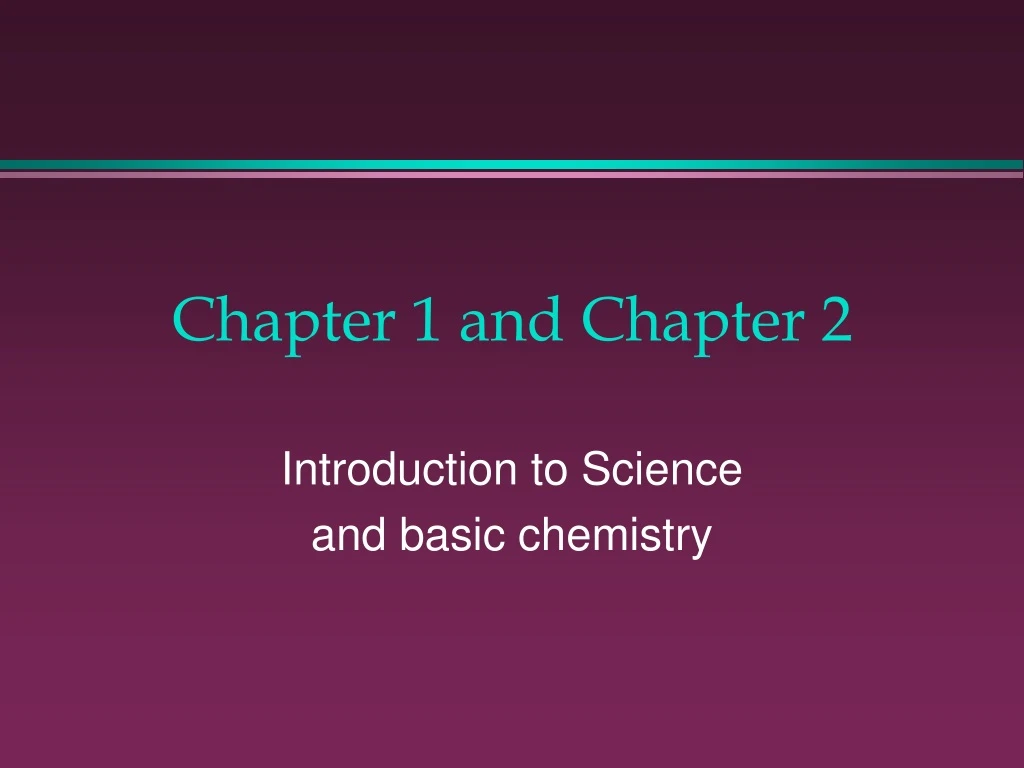 chapter 1 and chapter 2