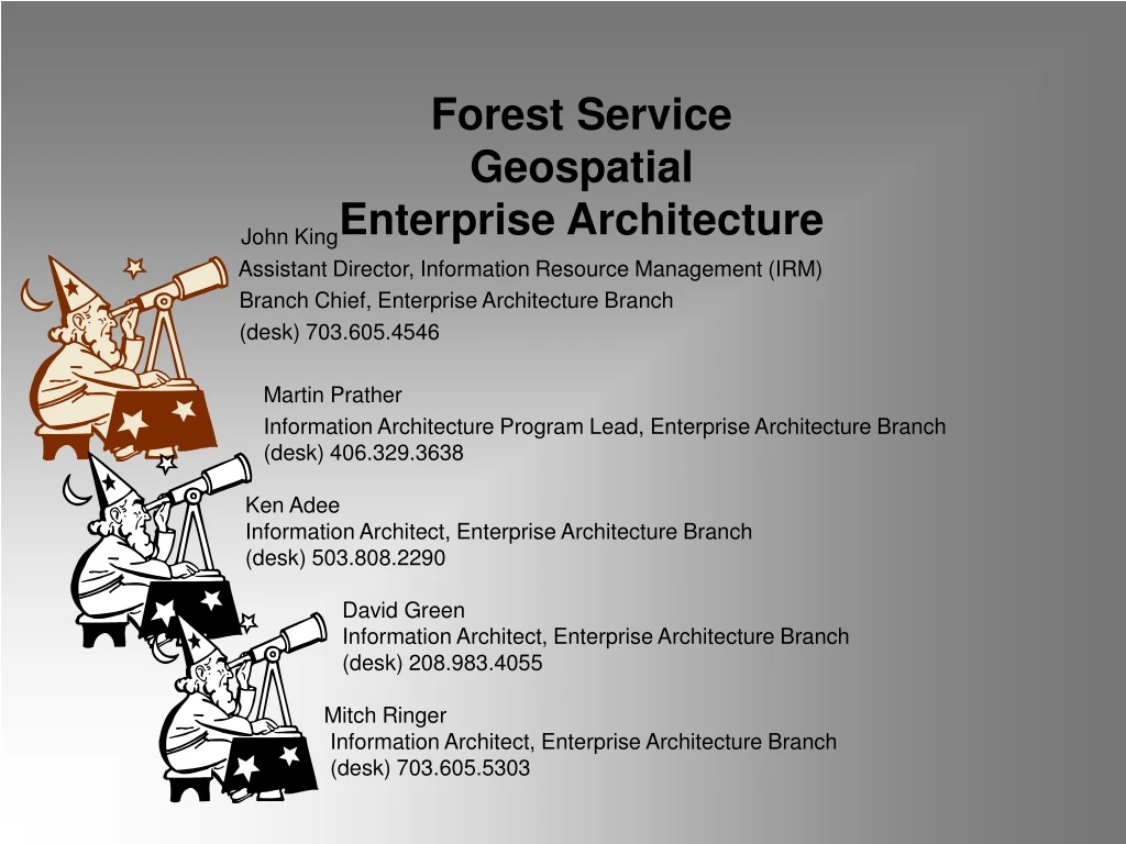 forest service geospatial enterprise architecture