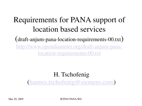 H. Tschofenig ( hannes.tschofenig@siemens )
