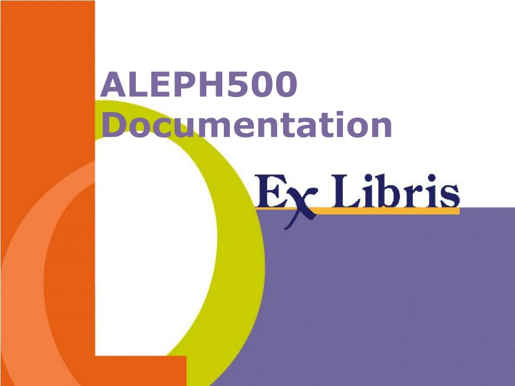 aleph500 documentation