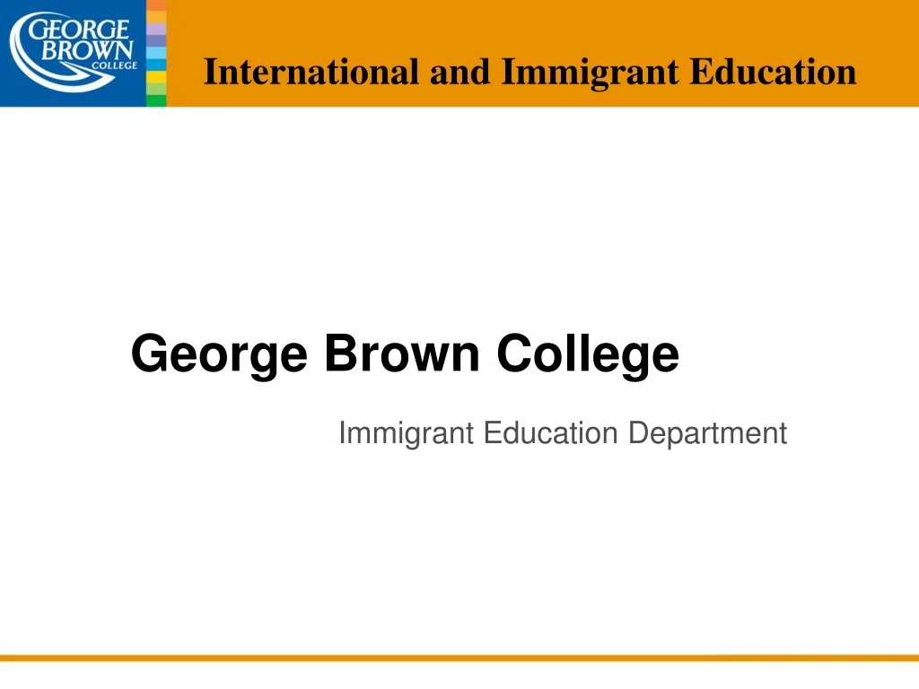 george brown college