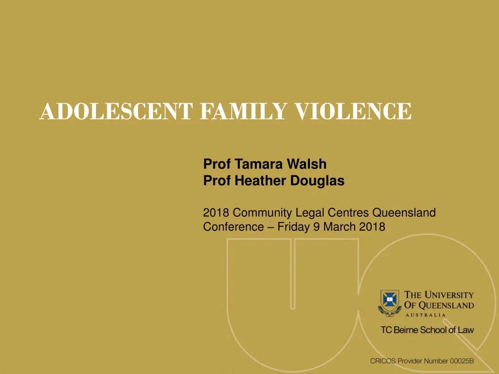 adolescent family violence