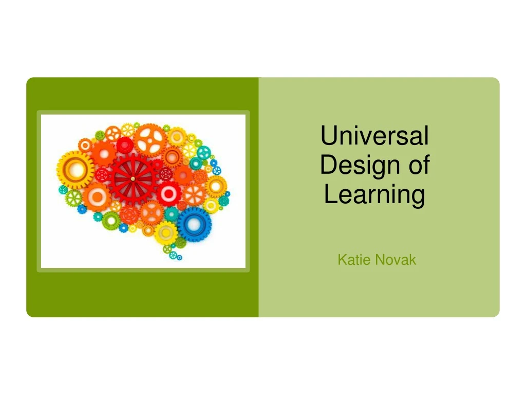 universal design of learning