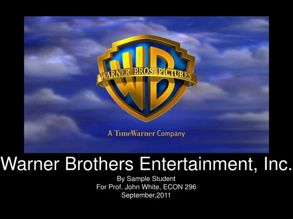Warner Brothers Entertainment, Inc.