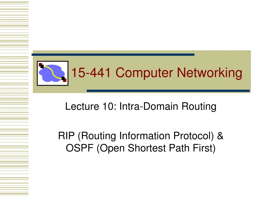 15 441 computer networking