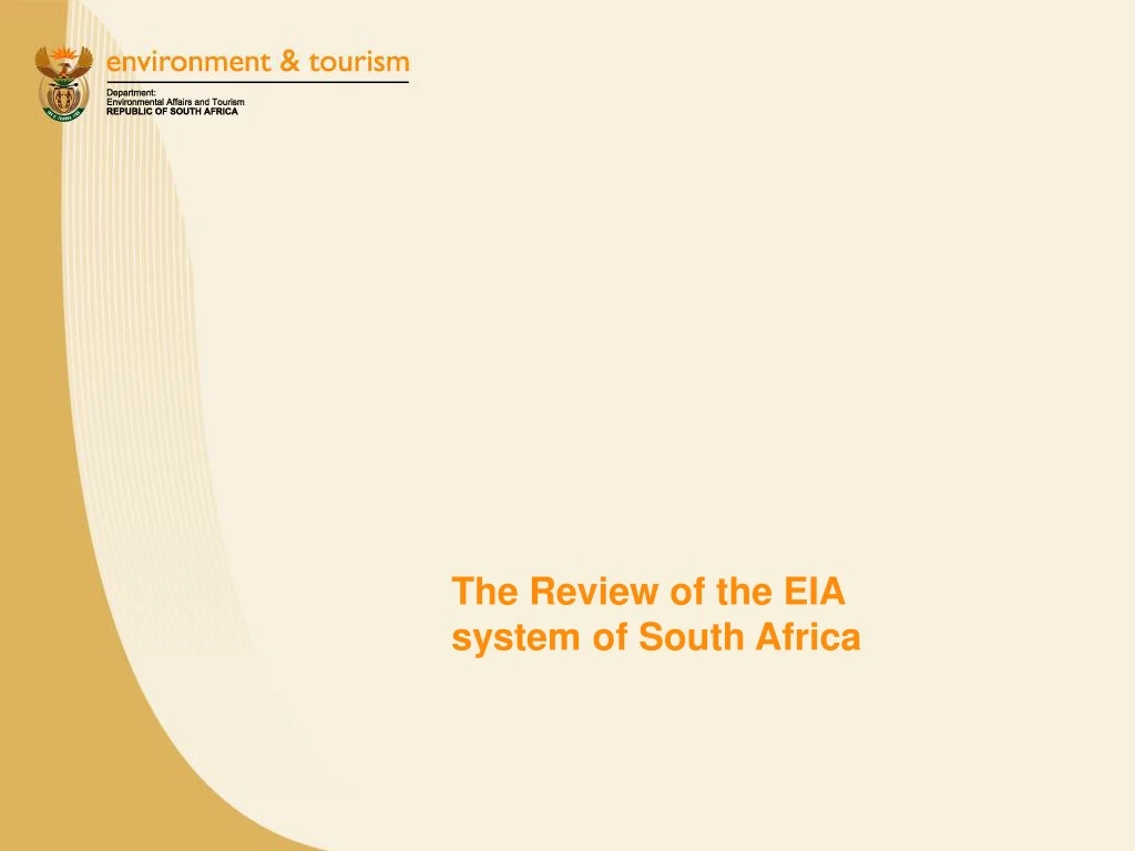 the review of the eia system of south africa