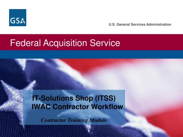 IT-Solutions Shop (ITSS) IWAC Contractor Workflow