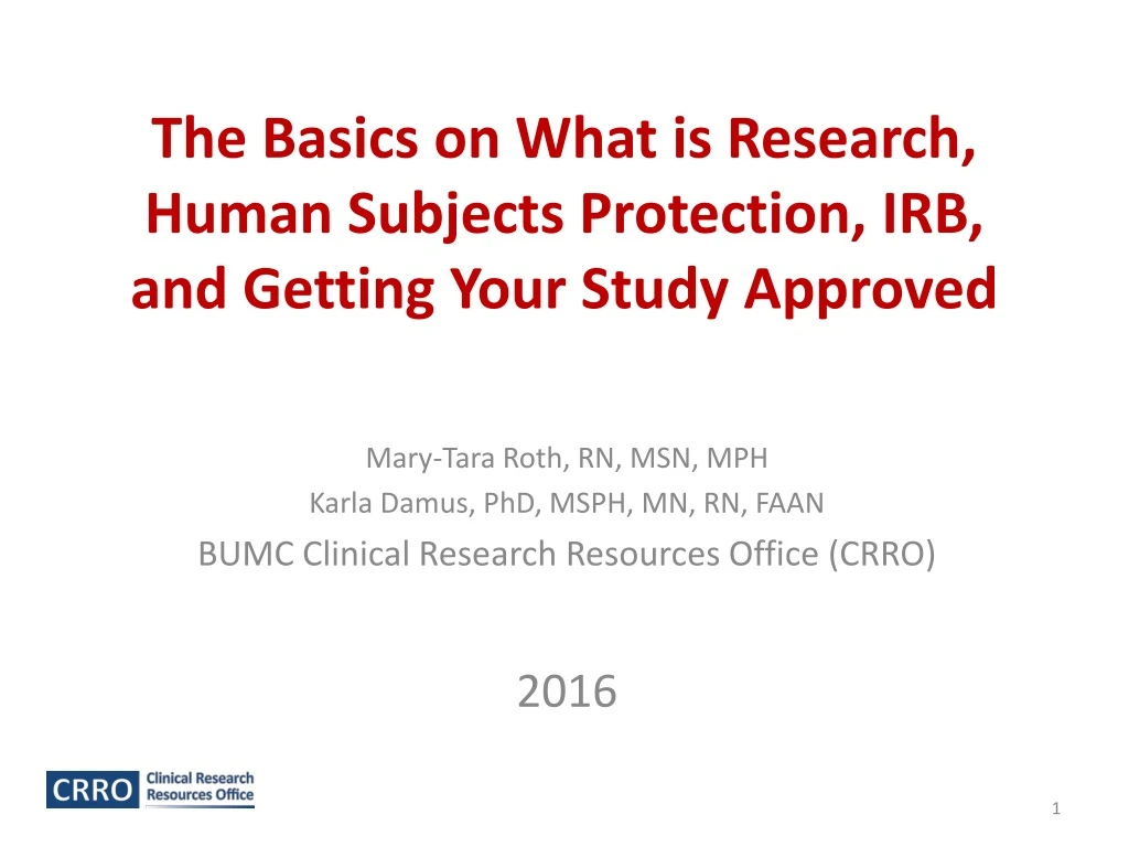 the basics on what is research human subjects protection irb and getting your study approved