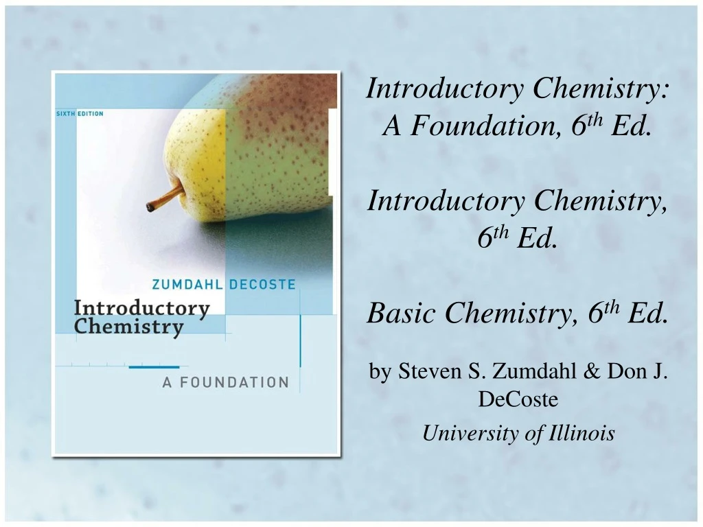 introductory chemistry a foundation 6 th ed introductory chemistry 6 th ed basic chemistry 6 th ed