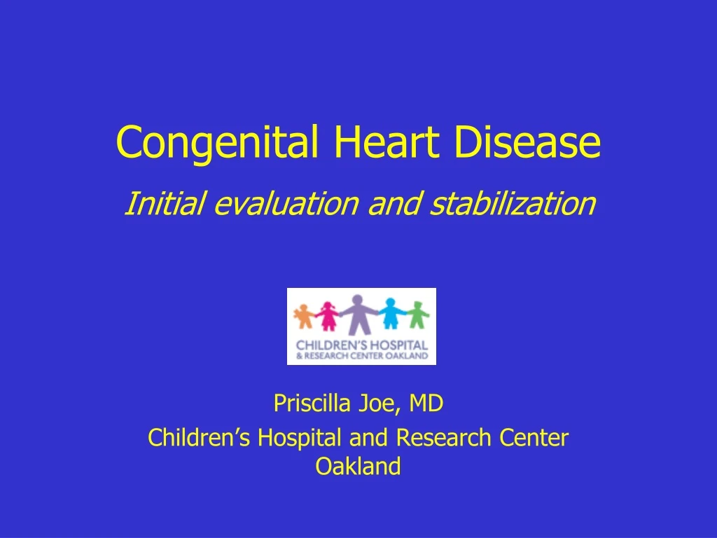 congenital heart disease