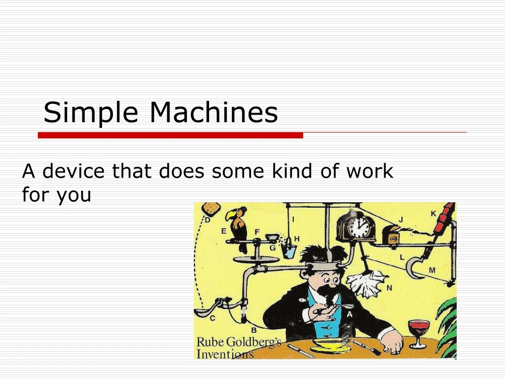 simple machines