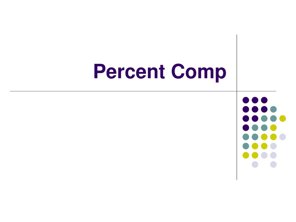 percent comp