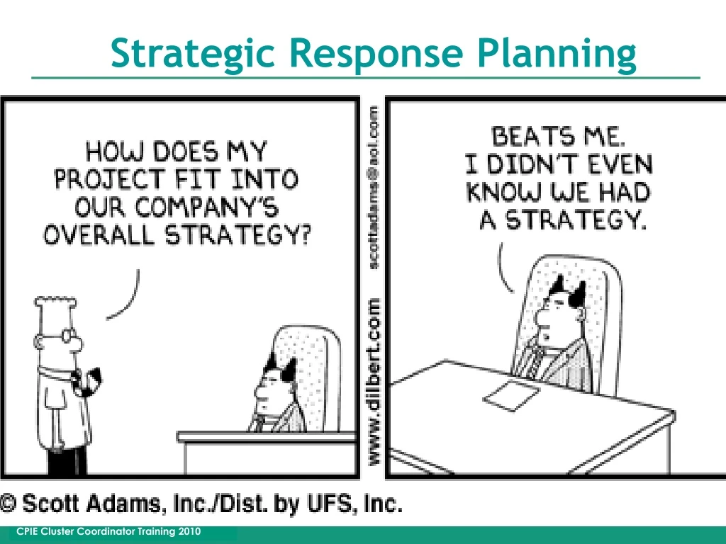 strategic response planning