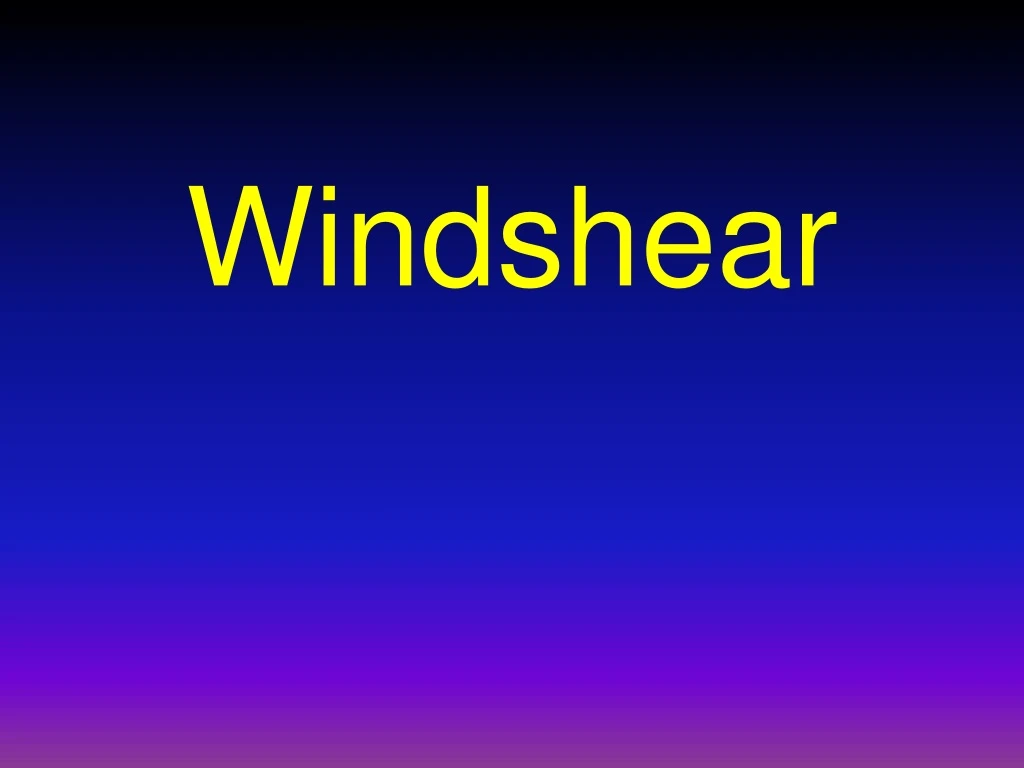 windshear