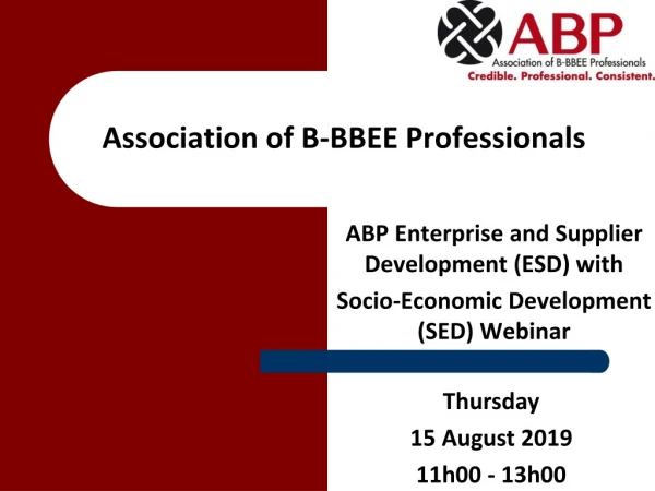 Association of B-BBEE Professionals