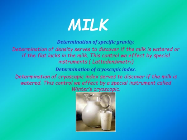 MILK