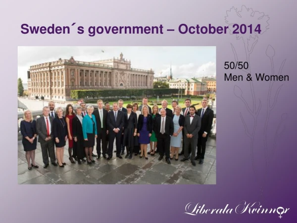 Sweden´s government – October 2014
